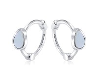 Silver Hoop Earring HO-2619